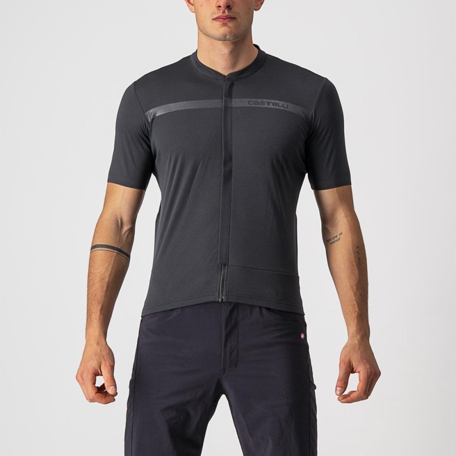 Dark Grey Men Castelli UNLIMITED ALLROAD Jersey | SZWD-49185