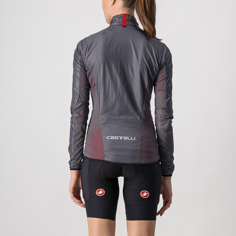 Dark Grey Women Castelli ARIA SHELL W Protection | BKYR-83457