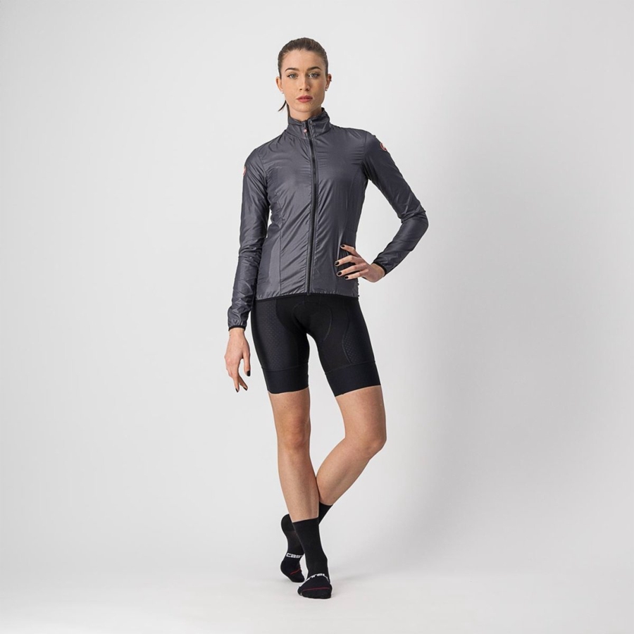 Dark Grey Women Castelli ARIA SHELL W Protection | BKYR-83457