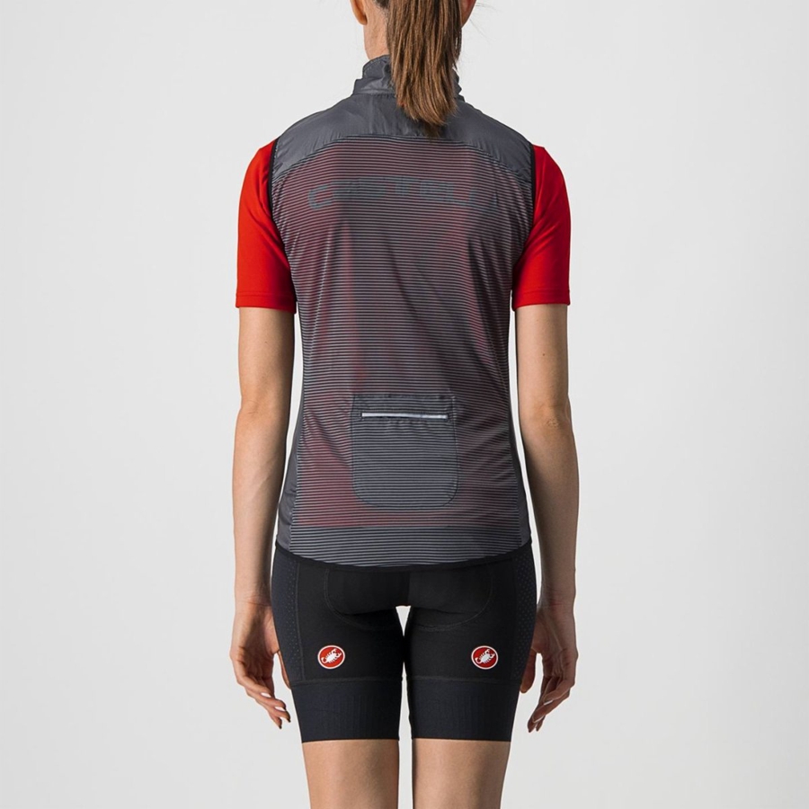 Dark Grey Women Castelli ARIA W Vest | ZEXQ-10987