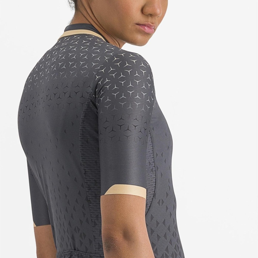 Dark Grey Women Castelli PEZZI Jersey | DGJL-53427