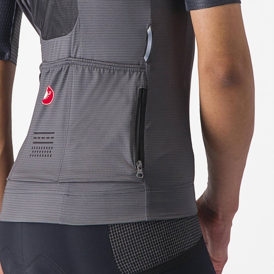 Dark Grey Women Castelli UNLIMITED PRO W Jersey | MCKU-19568