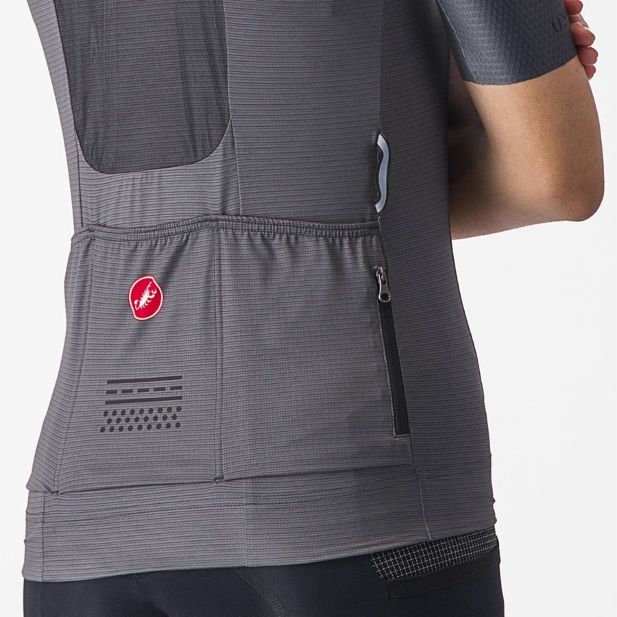 Dark Grey Women Castelli UNLIMITED PRO W Jersey | MCKU-19568