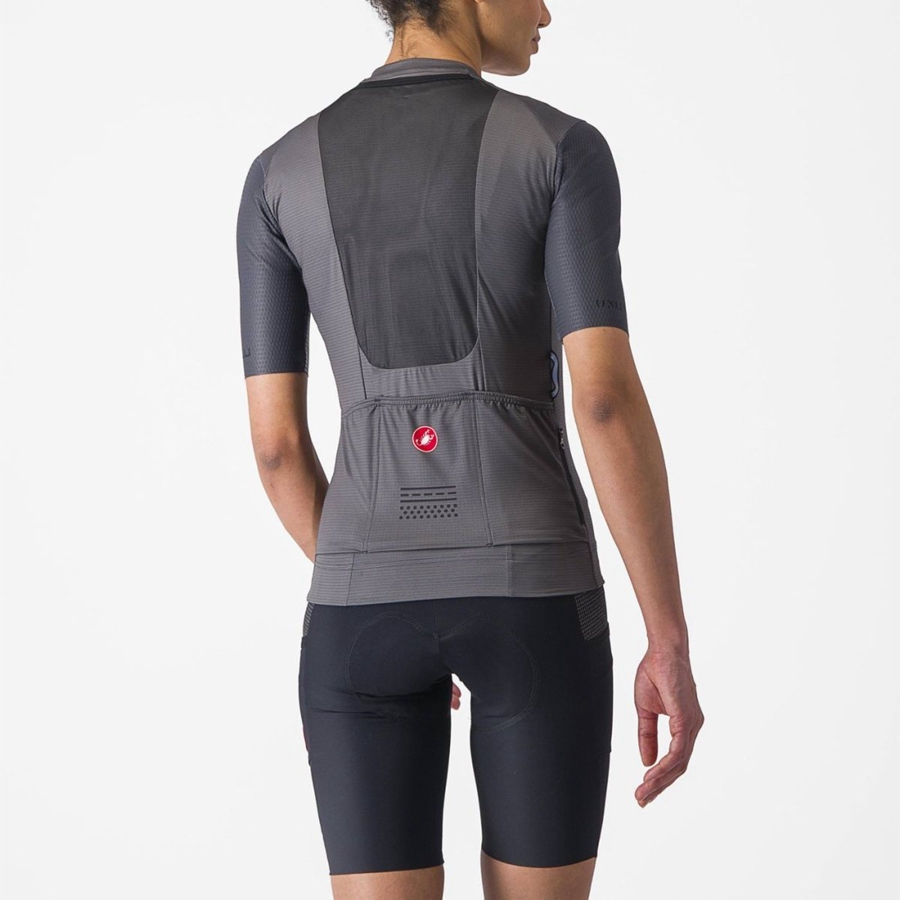 Dark Grey Women Castelli UNLIMITED PRO W Jersey | MCKU-19568