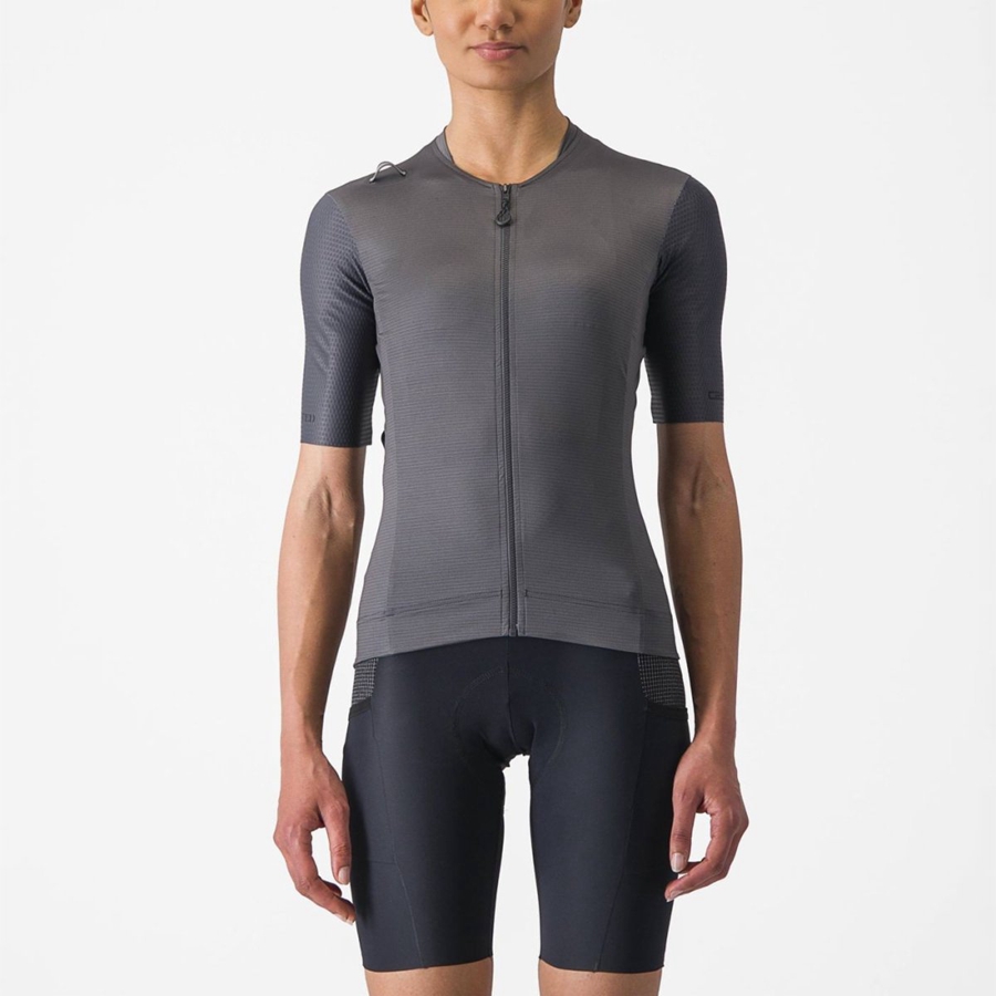 Dark Grey Women Castelli UNLIMITED PRO W Jersey | MCKU-19568