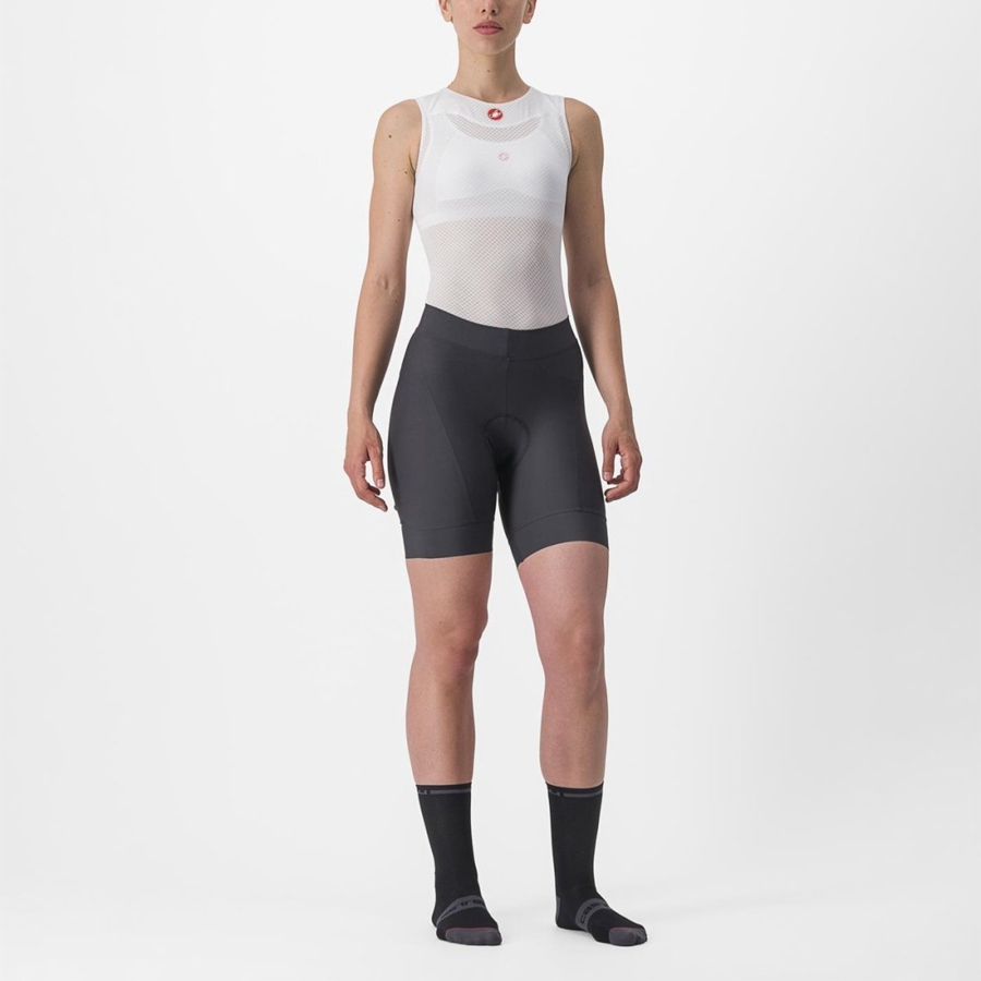 Dark Grey / Orange Women Castelli PRIMA Shorts | BWQC-17938