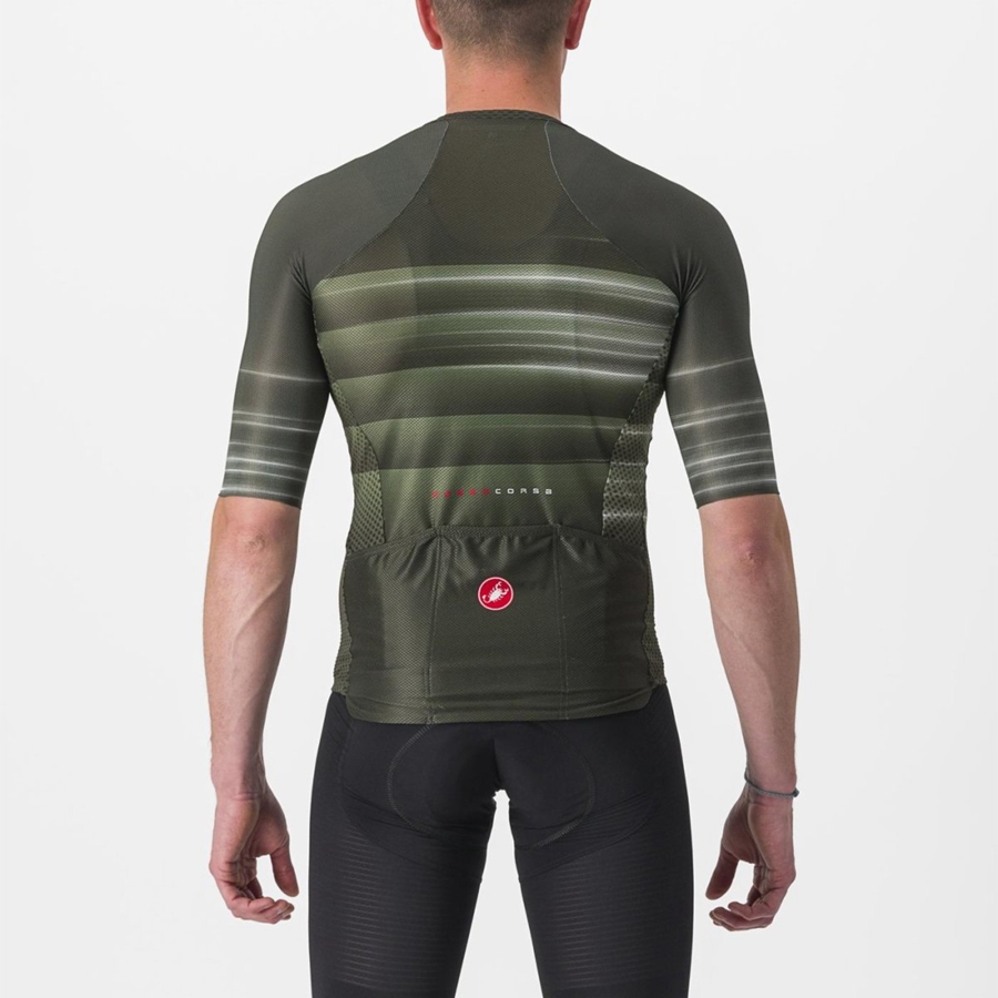 Deep Green Men Castelli CLIMBER'S 3.0 SL2 Jersey | KYCN-23796