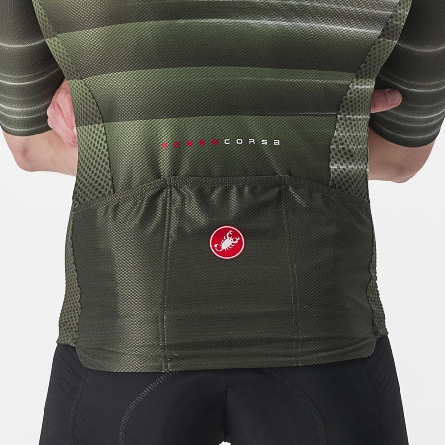 Deep Green Men Castelli CLIMBER'S 3.0 SL2 Jersey | KYCN-23796