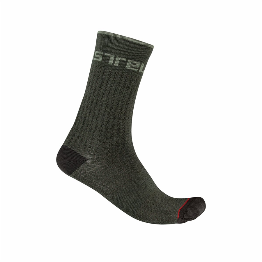 Green Men Castelli DISTANZA 20 Socks | VOBF-42137