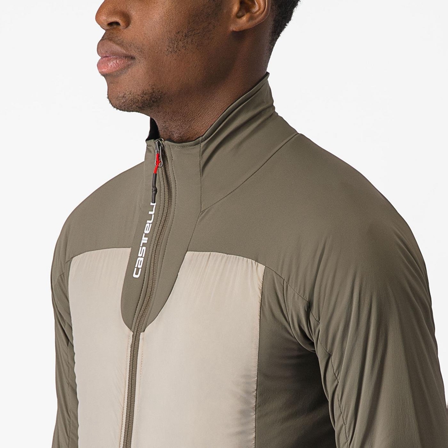 Green Men Castelli FLY THERMAL Jackets | FYVP-40281