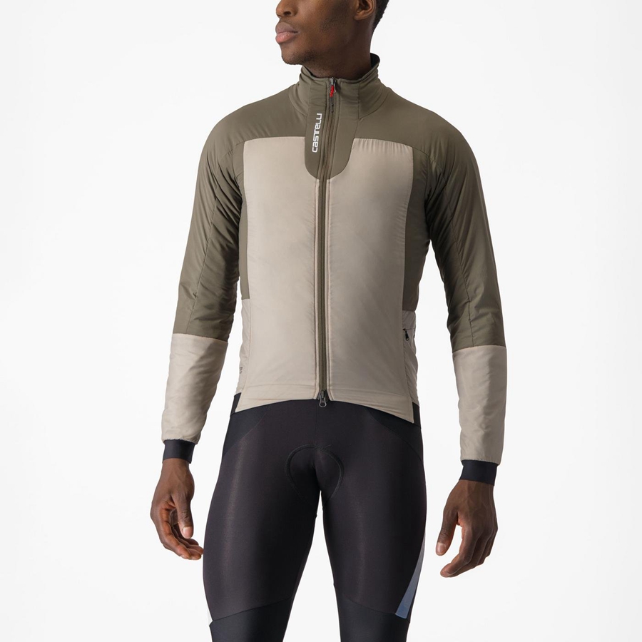 Green Men Castelli FLY THERMAL Jackets | FYVP-40281