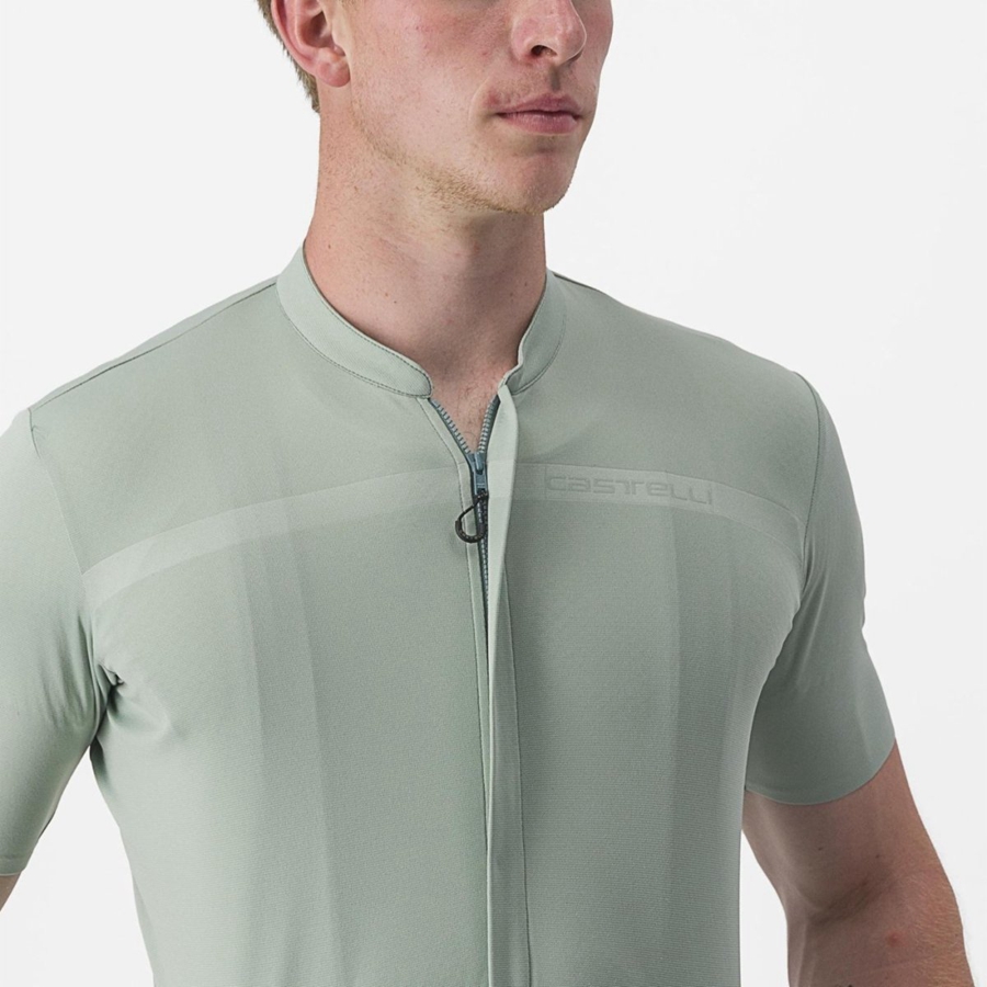 Green Men Castelli UNLIMITED ALLROAD Jersey | HRAX-65908