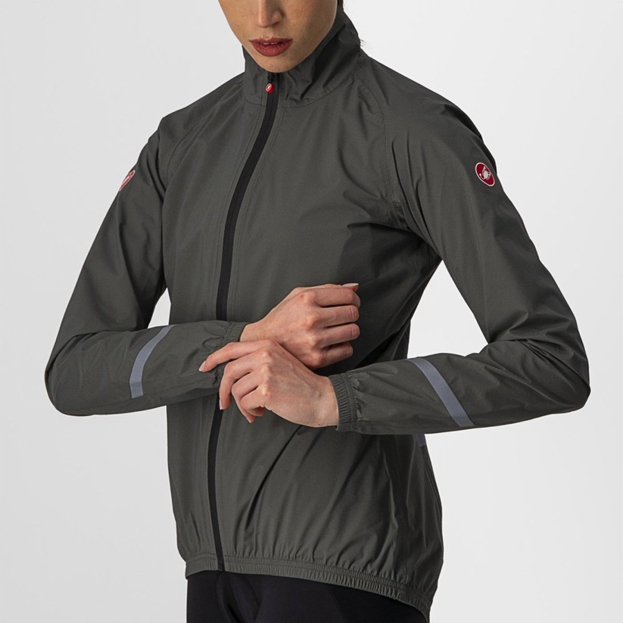 Green Women Castelli EMERGENCY 2 W RAIN Protection | IGPN-53129