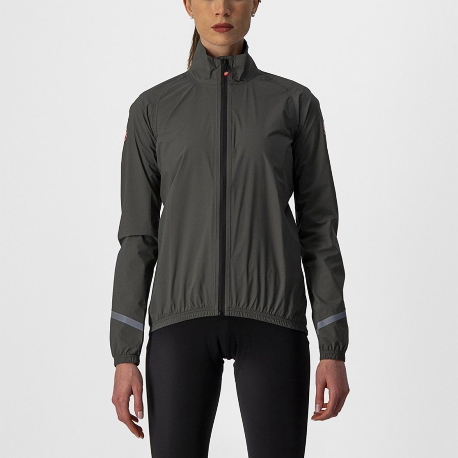 Green Women Castelli EMERGENCY 2 W RAIN Protection | IGPN-53129