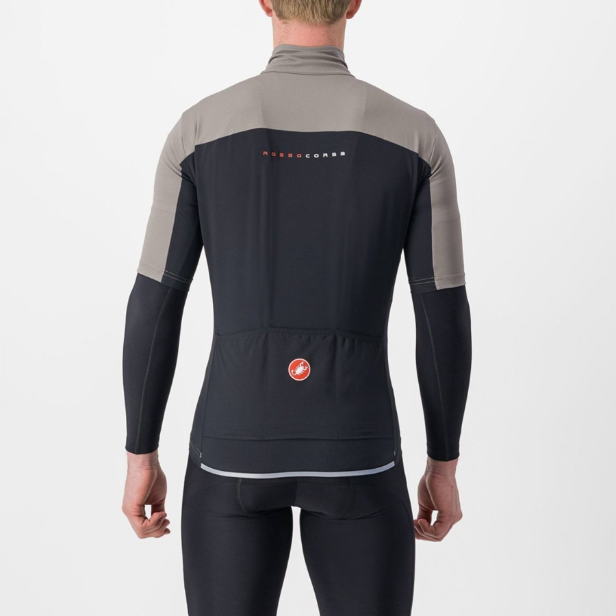 Grey Men Castelli PERFETTO RoS 2 WIND Jackets | UIDE-20187