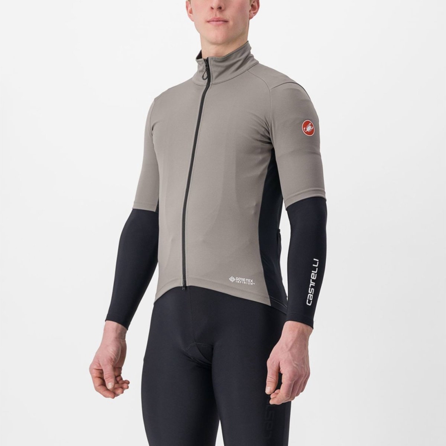 Grey Men Castelli PERFETTO RoS 2 WIND Jackets | UIDE-20187