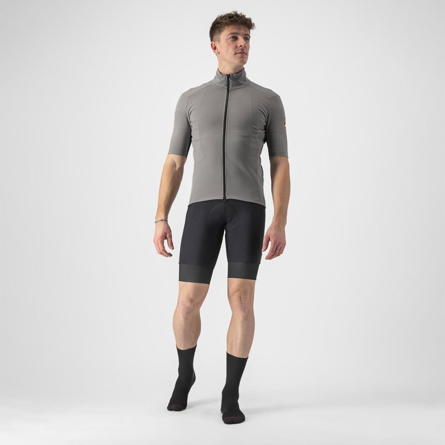 Grey Men Castelli PERFETTO RoS 2 WIND Jackets | UIDE-20187