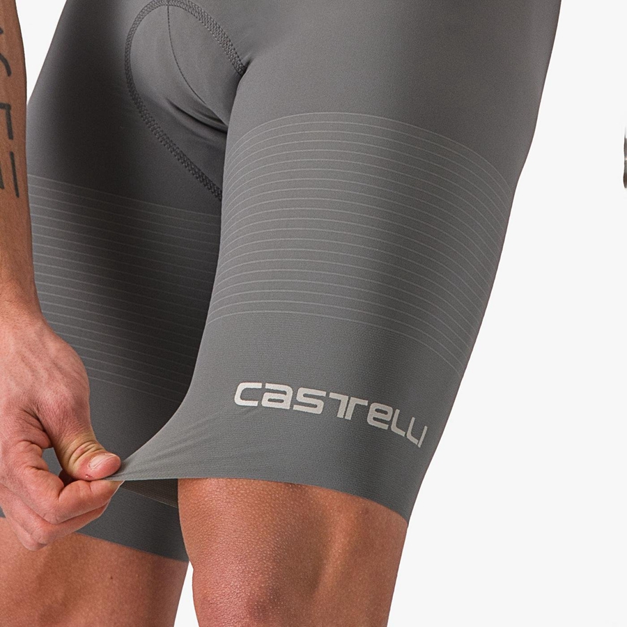 Grey Men Castelli PREMIO Bib Shorts | RODX-97120