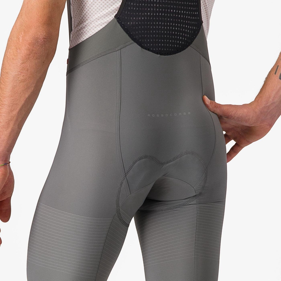 Grey Men Castelli PREMIO Bib Shorts | RODX-97120