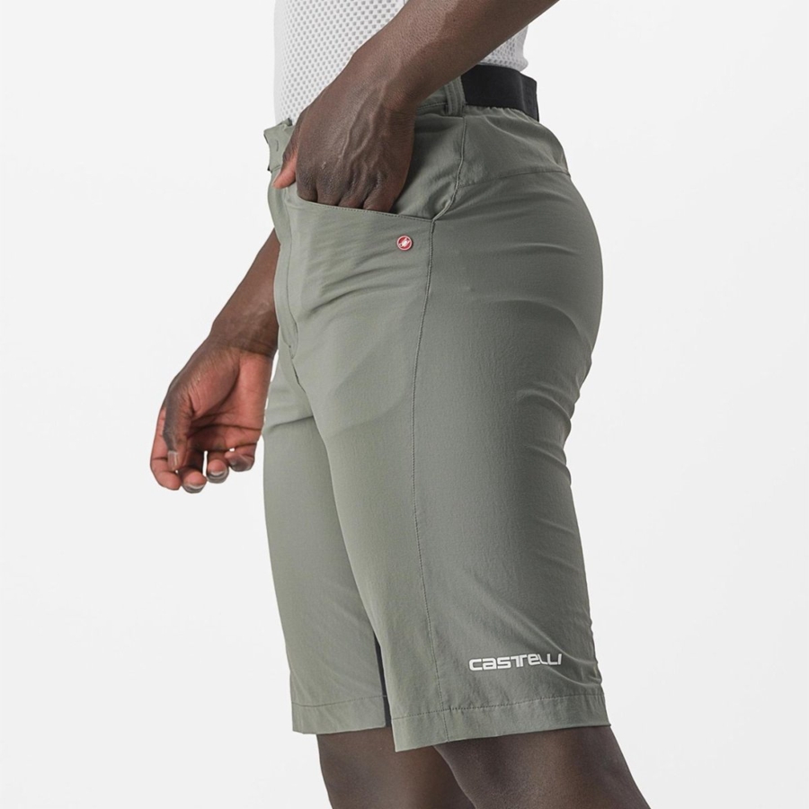 Grey Men Castelli UNLIMITEDGY Shorts | JZFI-38624