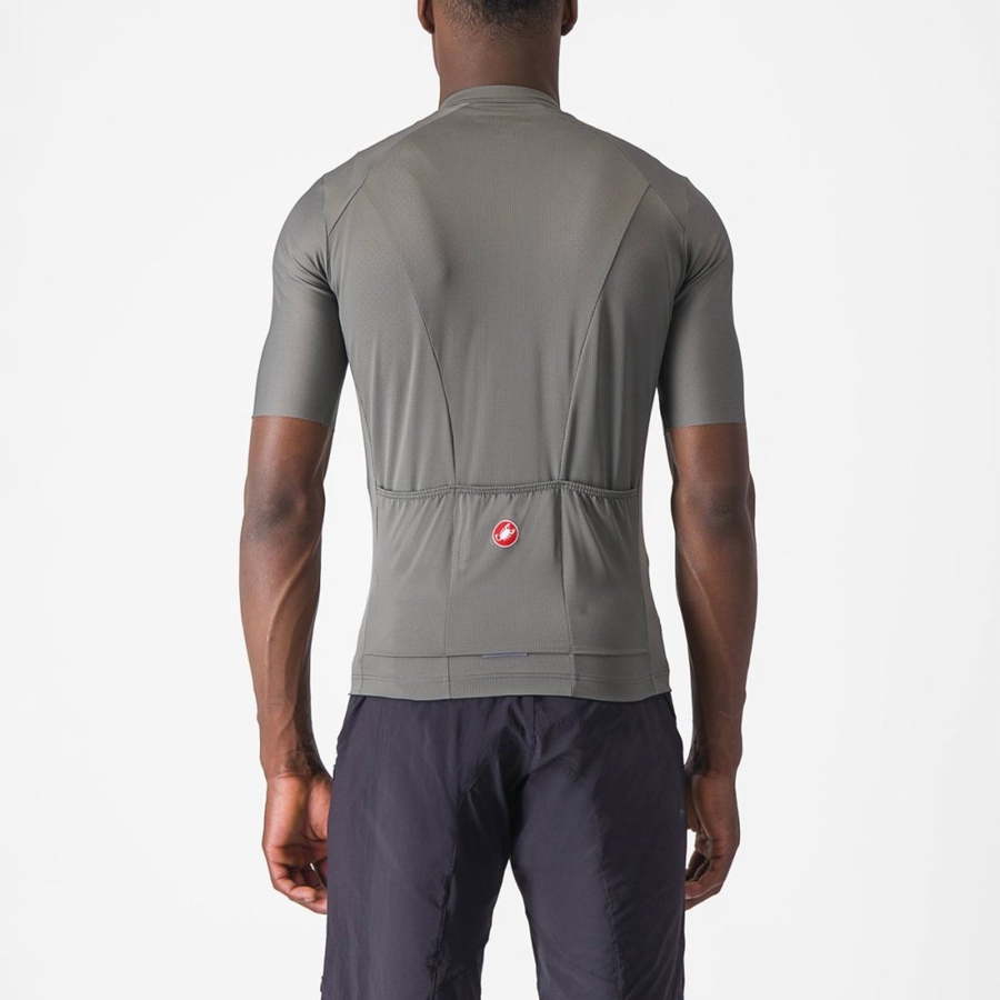 Grey Men Castelli UNLIMITED ENTRATA 2 Jersey | TZNS-29308