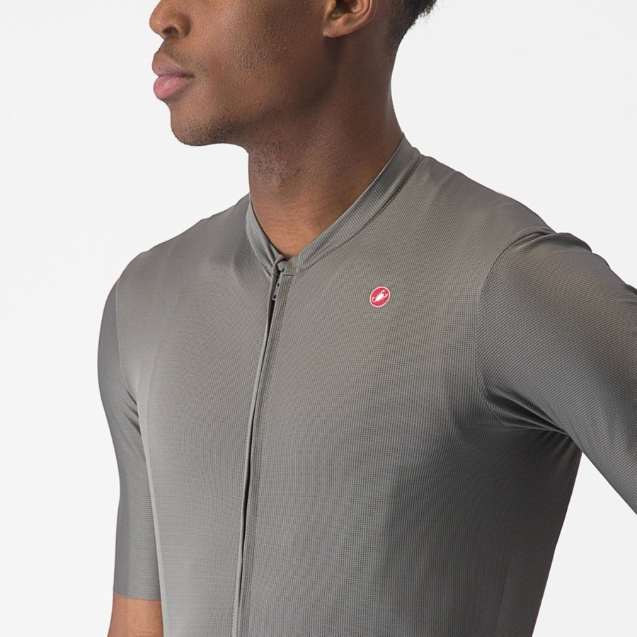 Grey Men Castelli UNLIMITED ENTRATA 2 Jersey | TZNS-29308