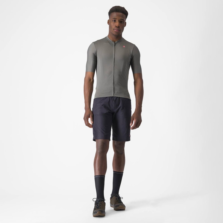 Grey Men Castelli UNLIMITED ENTRATA 2 Jersey | TZNS-29308