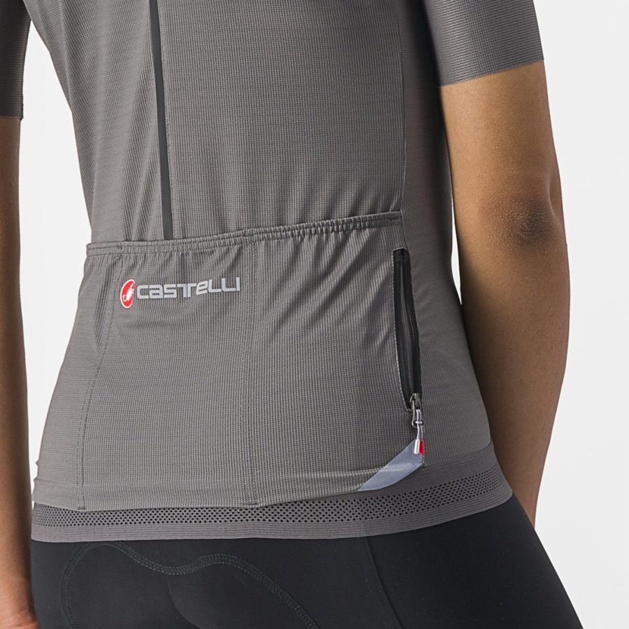 Grey Women Castelli ENDURANCE W Jersey | KJHF-06319