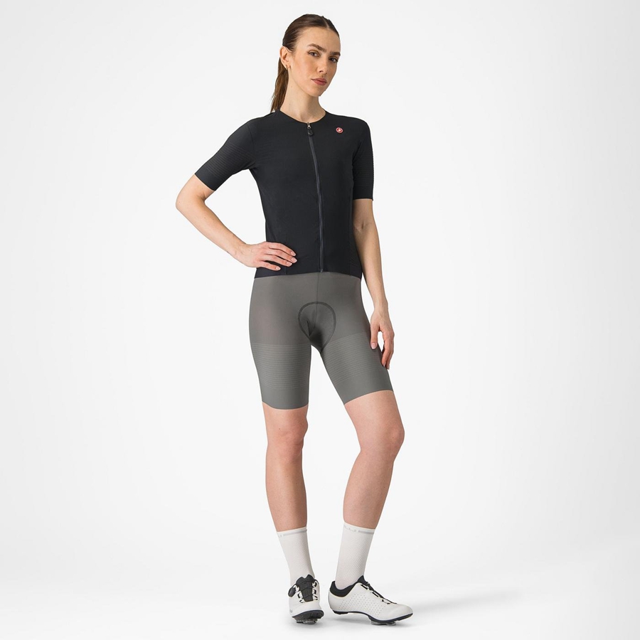 Grey Women Castelli PREMIO W Bib Shorts | FHNX-29671