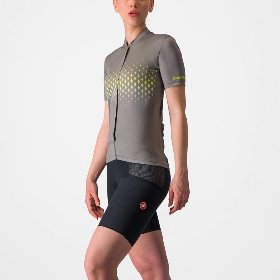 Grey Women Castelli UNLIMITED SENTIERO 3 Jersey | MTCA-89361