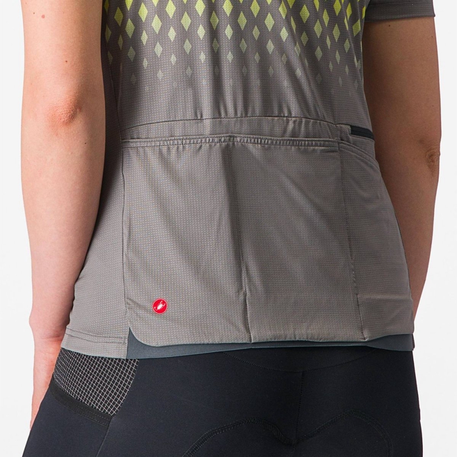 Grey Women Castelli UNLIMITED SENTIERO 3 Jersey | MTCA-89361