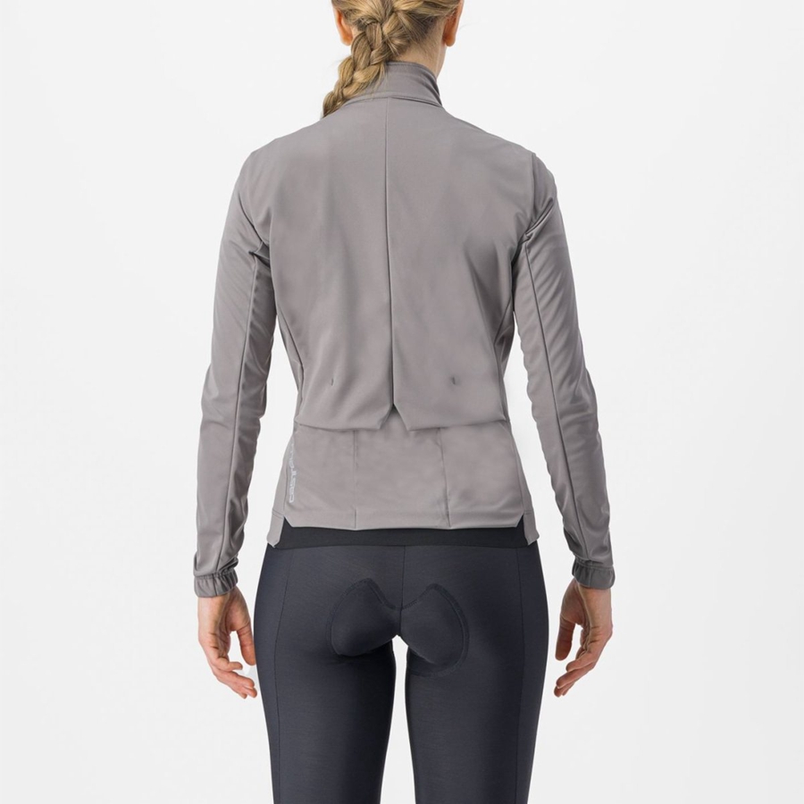 Grey Women Castelli VENTO TRAIL Jackets | ZTUQ-42759