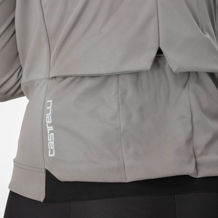 Grey Women Castelli VENTO TRAIL Jackets | ZTUQ-42759