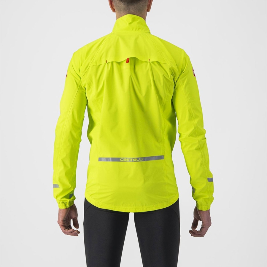 Light Green Men Castelli EMERGENCY 2 RAIN Protection | AGNO-45816