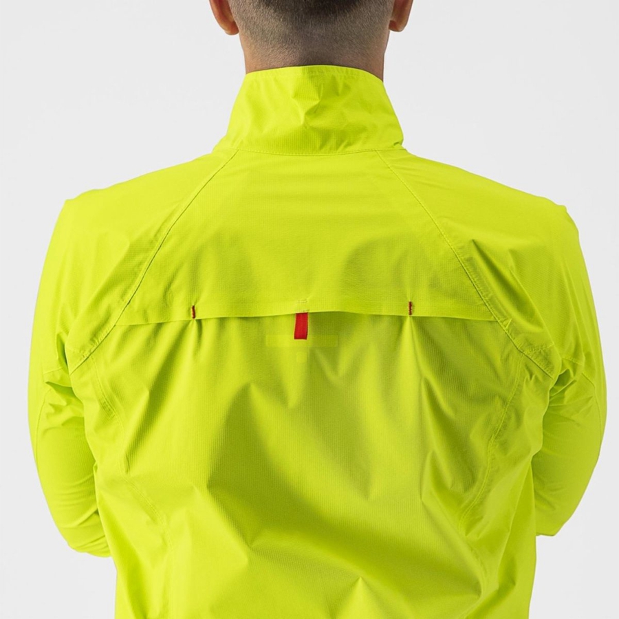 Light Green Men Castelli EMERGENCY 2 RAIN Protection | AGNO-45816