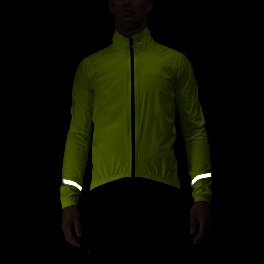 Light Green Men Castelli EMERGENCY 2 RAIN Protection | AGNO-45816