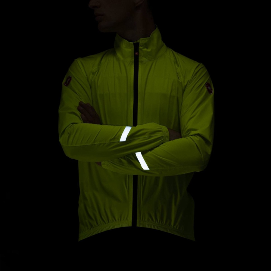 Light Green Men Castelli EMERGENCY 2 RAIN Protection | AGNO-45816