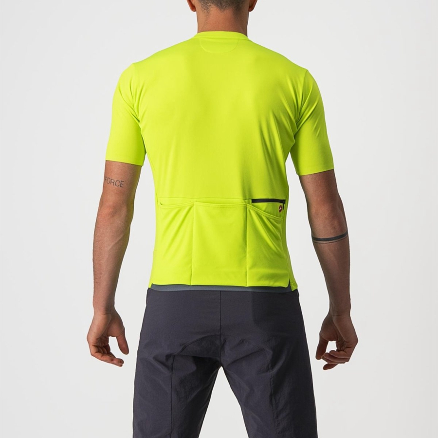 Light Green Men Castelli UNLIMITED ALLROAD Jersey | SBNQ-76382