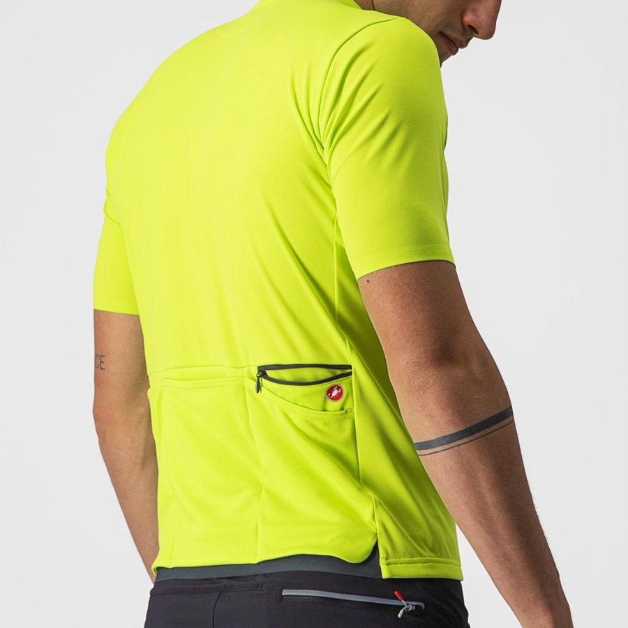 Light Green Men Castelli UNLIMITED ALLROAD Jersey | SBNQ-76382