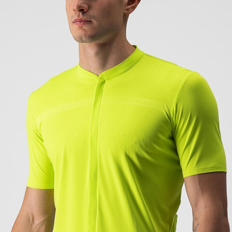 Light Green Men Castelli UNLIMITED ALLROAD Jersey | SBNQ-76382