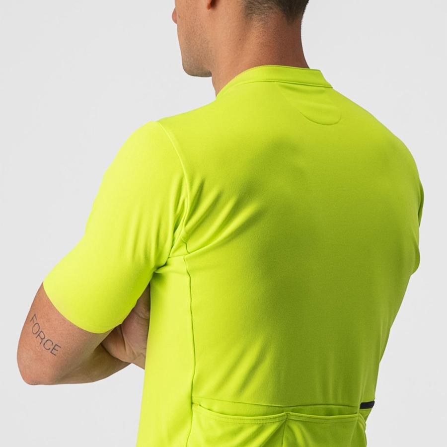 Light Green Men Castelli UNLIMITED ALLROAD Jersey | SBNQ-76382