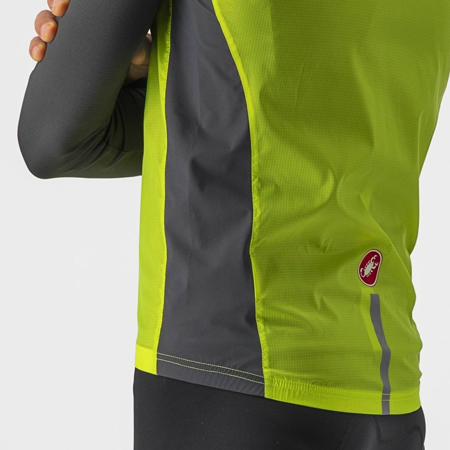 Light Green / Dark Grey Men Castelli SQUADRA STRETCH Vest | CZXY-84013