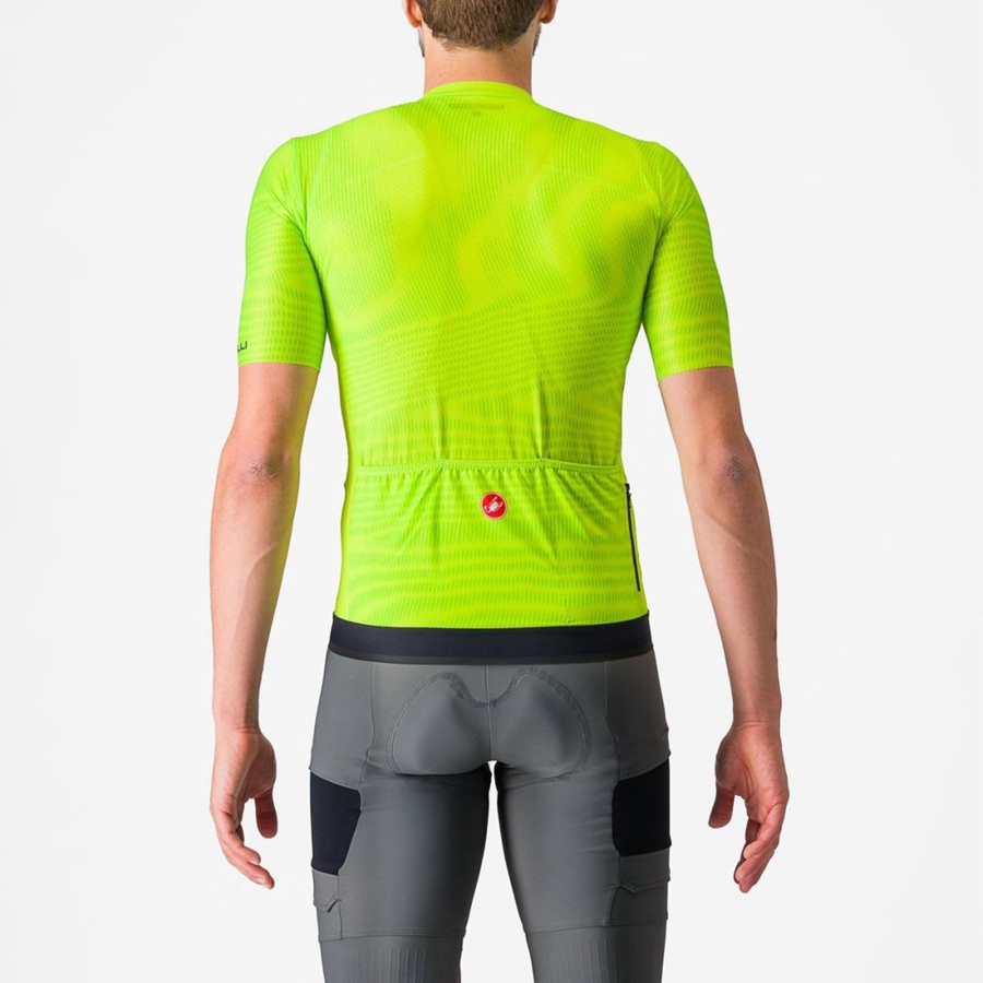 Light Green / Dark Grey Men Castelli UNLIMITED ENDURANCE Jersey | SMUC-81796