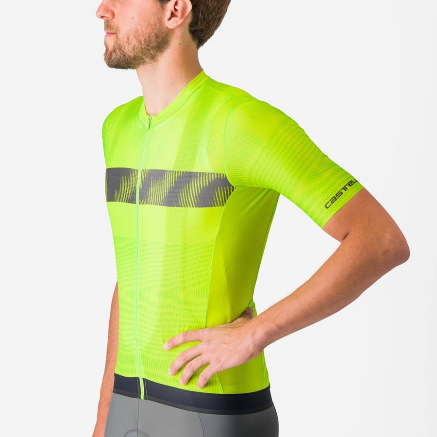 Light Green / Dark Grey Men Castelli UNLIMITED ENDURANCE Jersey | SMUC-81796