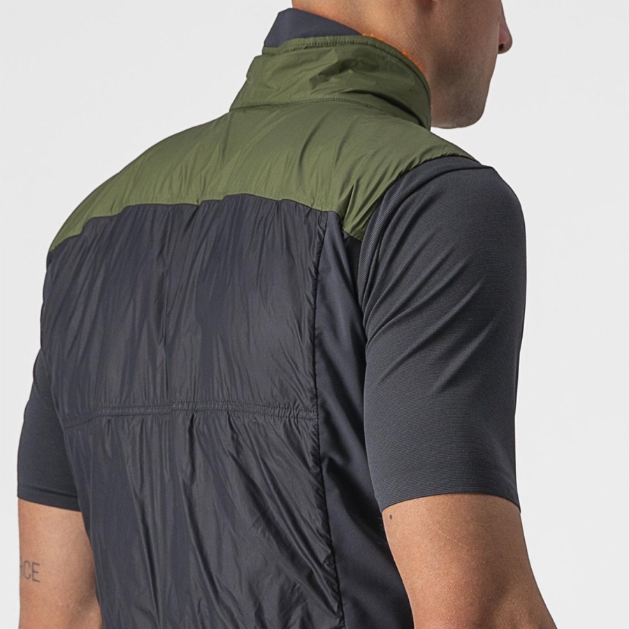 Light Green / Dark Grey Men Castelli UNLIMITED PUFFY Vest | INYU-07213