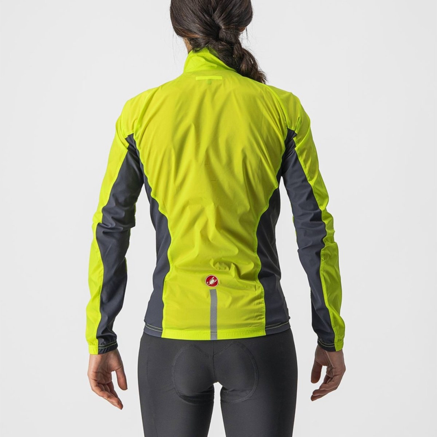 Light Green / Dark Grey Women Castelli SQUADRA STRETCH W Protection | HMBP-02837