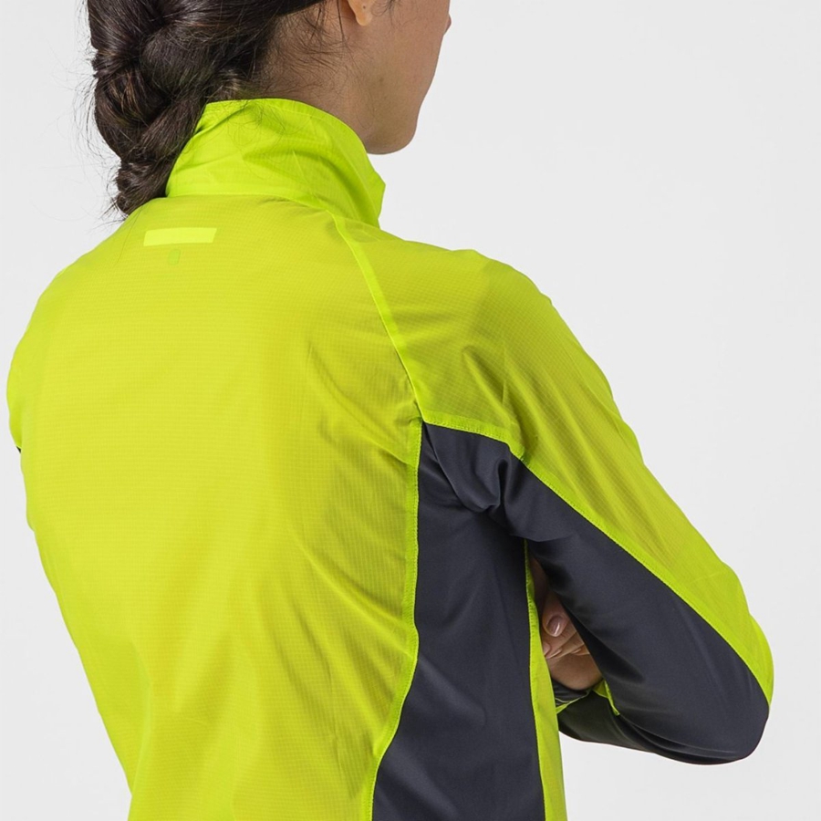 Light Green / Dark Grey Women Castelli SQUADRA STRETCH W Protection | HMBP-02837