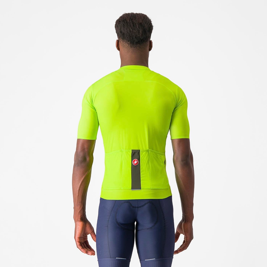 Light Green / Deep Green Men Castelli PROLOGO LITE Jersey | CAVZ-45378