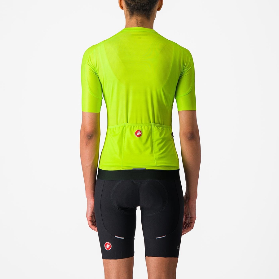 Light Green / Deep Green Women Castelli ESPRESSO W Jersey | HKJR-86340