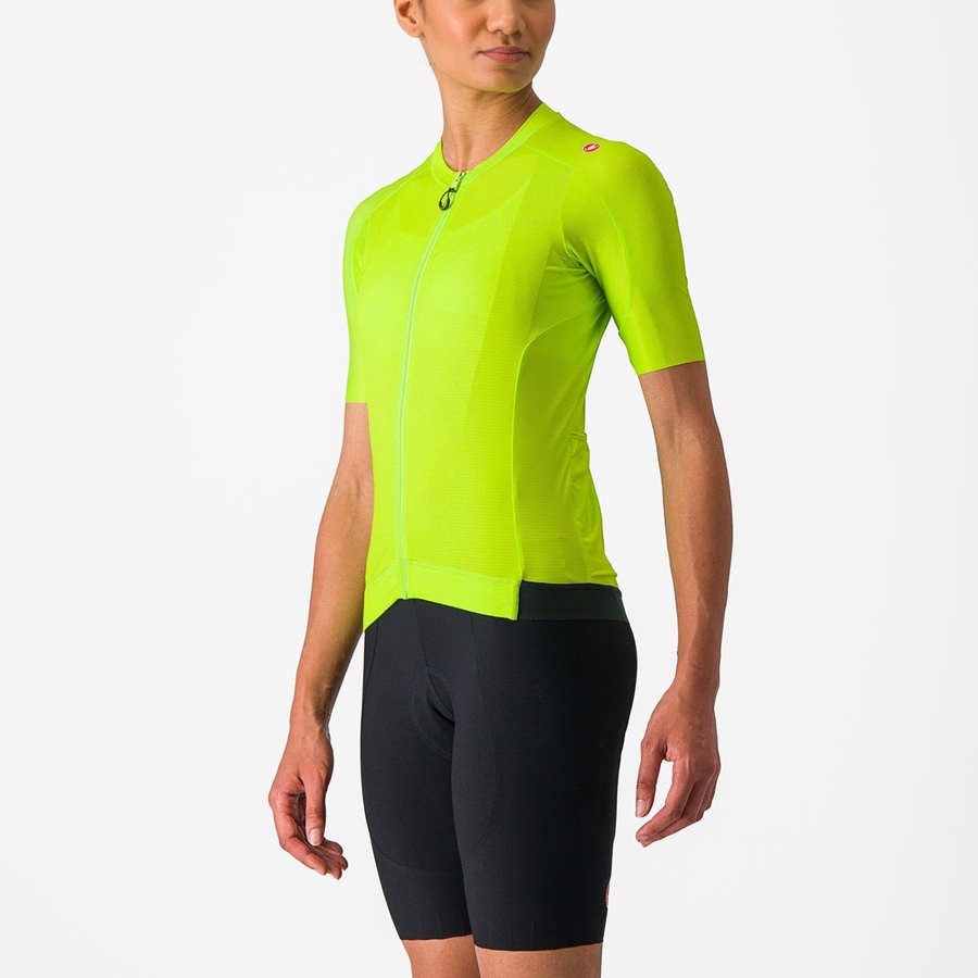 Light Green / Deep Green Women Castelli ESPRESSO W Jersey | HKJR-86340